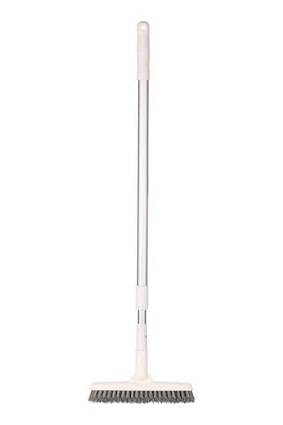 Springsun Alüminyum Ayarlanabilir Köşe Temizleme Fırçası, 180 Derece Dönebilir, Sökülebilir Tasarım, 78-130cm Uzunluk