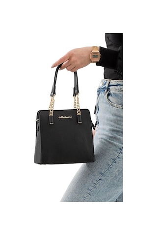 Matthew Cox Siyah Kadın El Çantası T763 001