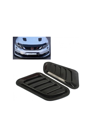 Piano Black Kaput Üstü Havalandırma Izgarası Kaput Üstü Body Kit