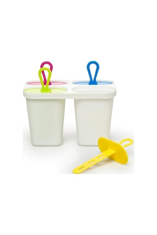 Moonstar Dondurma Kabı Meybuz Dondurma Kalıbı 4 Lü Çok Renkli