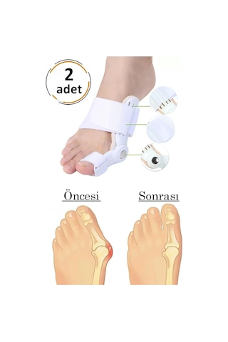 Ayak Parmak Başparmak Düzeltici Atel 2'li
