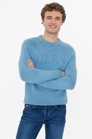 U.S. Polo Assn. Erkek Slim Fit Kazak Çok Renkli