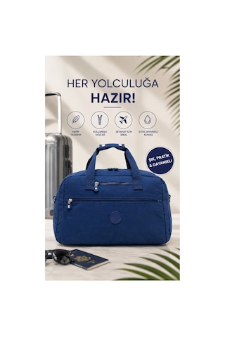 Kaff Bhpc 6011 Mavi Geniş Hacimli Unisex El Ve Omuz Seyahat Spor Çantası