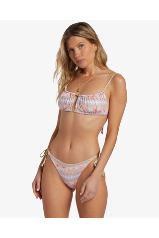 Bıllabong Billabong Feelin Peaceful Rev Tie Tropic Kadın Gri Bikini Alt Mul Çok Renkli