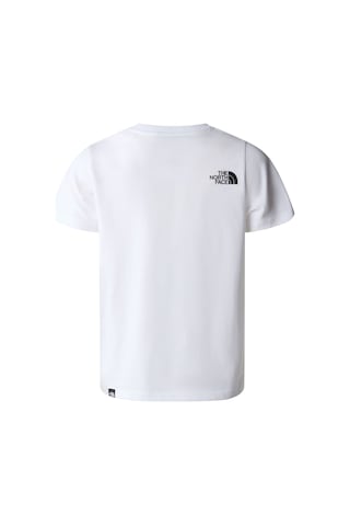 The North Face Teen Sımple Dome Regular Ss Tee Genç Tişört Nf0a87t4fn41 Beyaz
