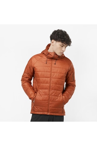 Salomon Outlıne Hooded Erkek Outdoor Montu Bossa Nova Lc2121900 Kırmızı