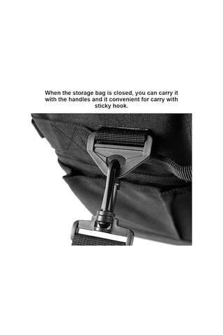 Ebitda Taşınabilir Fermuar Kamp Çantası - Anti-çarpışma Soba Tencere Taşıma Çantası - Renk Haki Haki