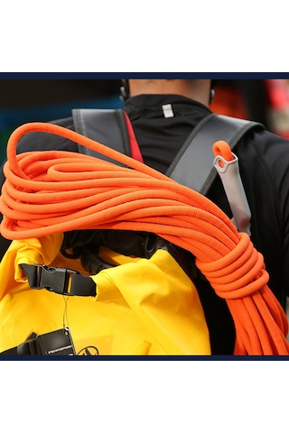 Maiyame Oranj 10mm 10m Polipropilen Dağcı Ip - 1200 Kg Dayanım, Hafif, Su Kaynaklı, Tırmanma Ve Doğa Maceraları İçin Güvenlik Eriği Çok Renkli