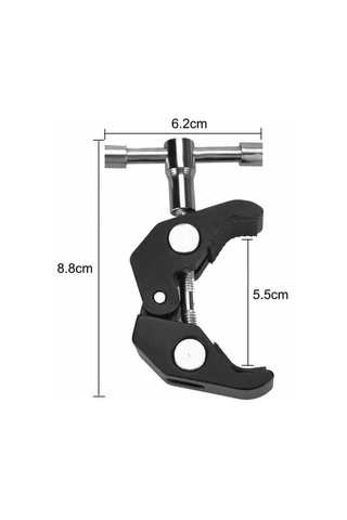 Oem Marka Clp01 Süper Kelepçe Siyah