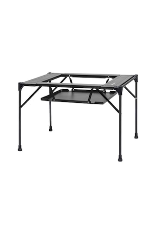 Kingcamp Loes Ultralight Alüminyum Midi Katlanır Kamp Masası Siyah