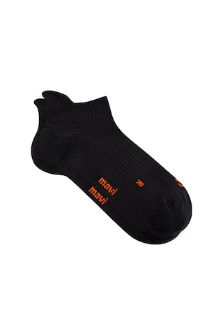 Mavi - Siyah Aktif Patik Çorap 0911035-900 Siyah