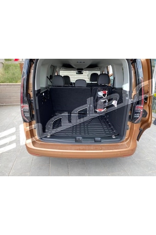 Vw Caddy Bagaj Paspası Havuzlu Kaucuk Kokusuz Siyah