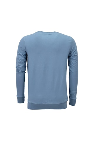 Erkek Spor Mevsimlik Sıfır Yaka Sweatshirt Bgl-st03933 Mavi