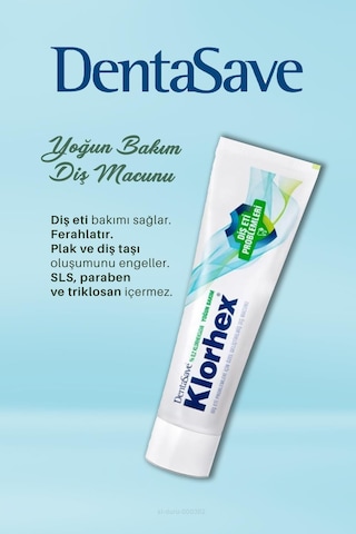 4 Al 3 Öde Dentasave Klorhex Diş Macunu 75 Ml
