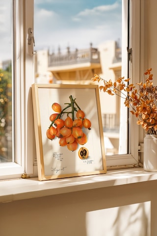 Modern Mutfak Estetiği Ahşap Çerçeveli Poster Tablo 83