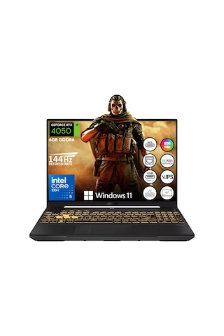 Asus Tuf Gaming FX607VU-RL017-FPS10 Core 5 210H 24 GB 2 TB SSD Rtx4050 16" Wuxga W11P Dizüstü Bilgisayar