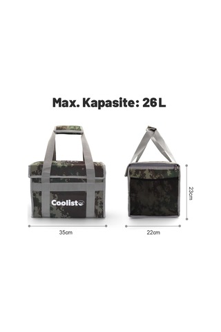 Coolist Cl26c 26 Litre Katlanabilir Termos Bez Çanta / Buzluk Beyaz