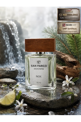 San Parco Nox Edp 50 Ml Kalıcı Odunsu & Ferah Erkek Parfüm