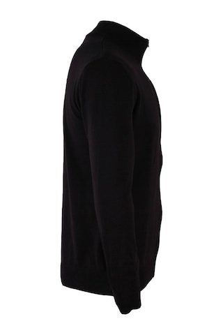 Trender Siyah Erkek Hırka Fermuarlı Siyah