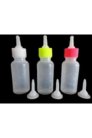 Yavru Kedi Köpek Için Biberon Seti 60 ml 3 Adet +3 yedek Ağızlık Yavru Kedi Köpek Için Biberon Seti 60 ml 3 Adet +3 yedek Ağızlık