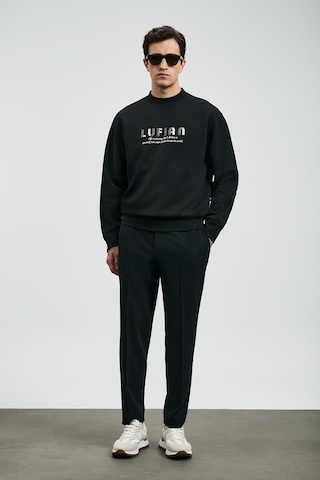 Lufian Erkek Oracle Sweatshirt 112030178 Siyah Siyah