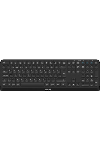 Phılıps Spt6407b, Siyah, Türkçe Q, 2.4ghz Ve Bluetooth Kablosuz, Multimedya Klavye Mouse Set Diğer