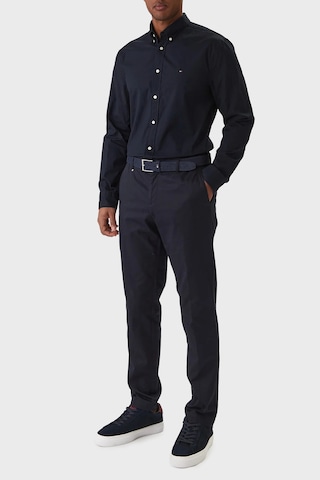 Tommy Hilfiger Erkek Lacivert Core Flex Gömlek Çok Renkli