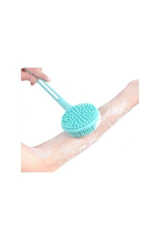 Çift Taraflı Silikon Uzun Saplı Banyo Fırçası 17354184