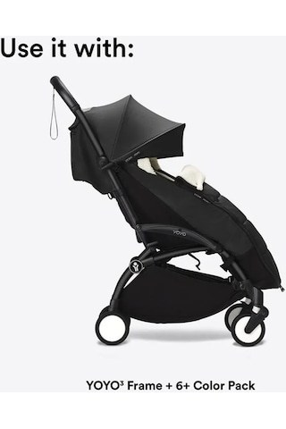 Stokke Yoyo Ayak Örtüsü Sherpa Astar, Çift Taraflı Kapüşon Kir Tutmaz Kumaş Bebek Arabası Aksesuar