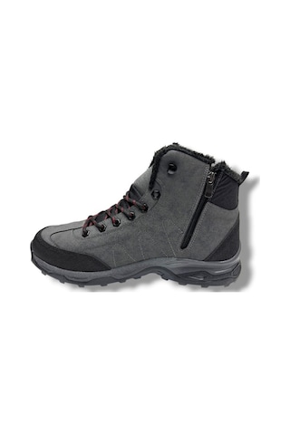 Jagulep 4058-26 Anatomik İçi Kürklü Outdoor Erkek Bot Füme Siyah 45-47 Füme