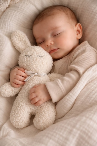 Teddy Mimi Tavşan Bebek- Çocuk Uyku Arkadaşı Beyaz