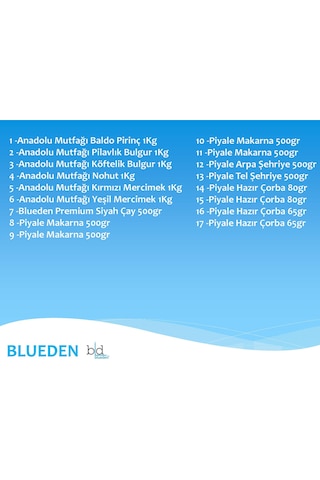 Blueden Ramazan Erzak Kolisi 17'li No: 17