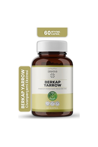 Erbatab Civan Perçemi Ekstresi Berkap Yarrow 60 Kapsül
