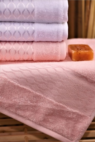 Özdilek Elissa 6'lı Pamuklu Su Emiciliği Yüksek 50 80 El Yüz Havlusu Beyaz-pudra-taş Çok Renkli