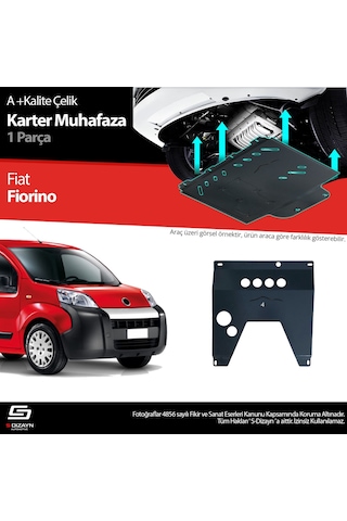 S-dizayn Fiat Fiorino Çelik Karter Muhafaza 2008 Üzeri A+ Kalite