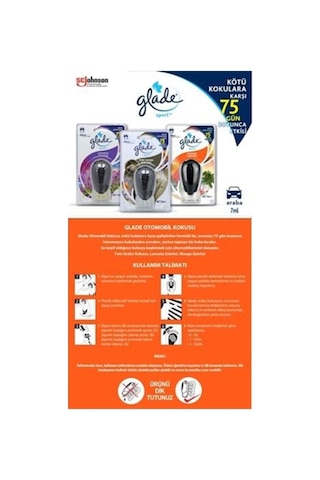 Sport Oto Kokusu Lavanta Esintisi 7 Ml X 2 Adet