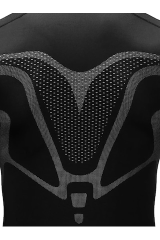 Ghassy Co. Erkek Fitness Hızlı Kuruma Nefes Alabilen Çapraz Daraltma Tipi Kolsuz Spor T-shirt 001 Siyah