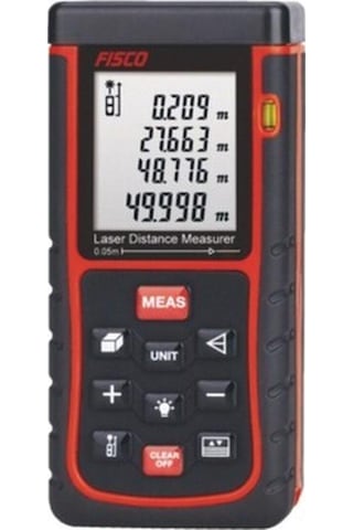 Fisco Dijital Lazermetre Mesafe Ölçer 60 M