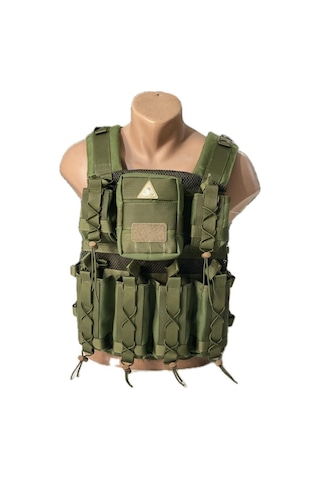 Sungu Askeri Shop Unisex Haki Hücum Yeleği Haki