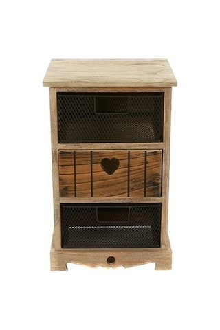 Rayne 3 Çekmeceli Dekoratif Sepet Sebzelik Patates Soğanlık 35x56