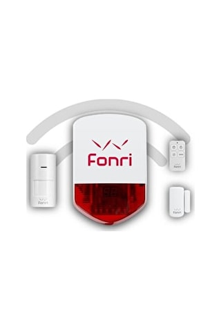 FONRI Wİ-Fİ AKILLI ALARM SET LB-01WF (HARİCİ SİREN - HAREKET DEDE FONRI Wİ-Fİ AKILLI ALARM SET LB-01WF (HARİCİ SİREN - HAREKET DEDE