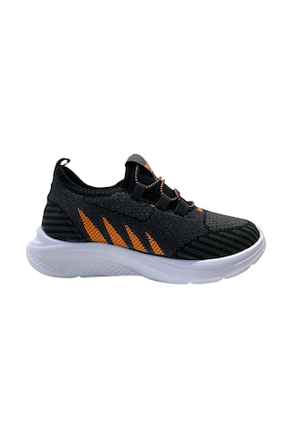 Tuğba Ortopedi 511 Çocuk Lastikli Rahat Sneaker Siyah