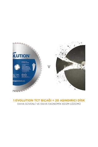 Eevolution M355tct-66cs Yumuşak Çelik Daire Testere Bıçağı, 355mm