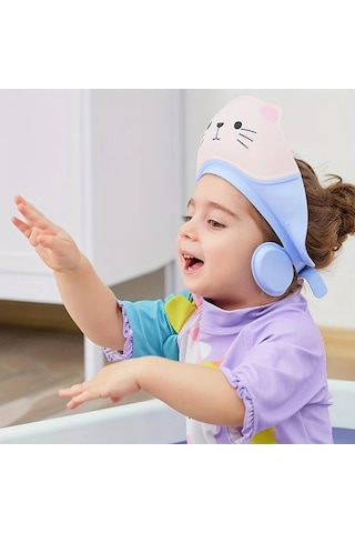 Willowhaven Pembe Renk, Pratik Duş Bonesi, 3 Renk Seçeneği, Ayarlanabilir Kulak Korumalı Banyo Bone Diğer