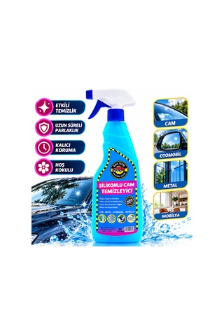 24'lü Silikonlu Cam Temizleyici 500 Ml