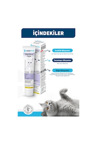 Onevet Malt Extra Paste Tüy Yumağı Önleyici Kedi Maltı 100 Gr