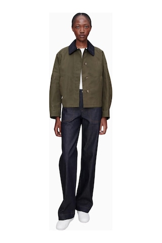 A.p.c Becca Jacket Su Itici Kısa Kesim Kadın Ceket Haki