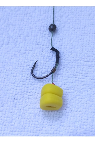 5 Adet Hamur Yaylı Sazan Rig Takımı Çift Sarı Esp Mısır'lı