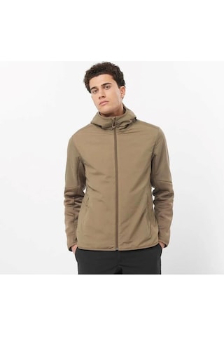 Salomon C22968 Outlıne Hybrıd Warm Hd Primaloft Thermoplume Yalıtımı Erkek Montu - Kahverengi Kahverengi
