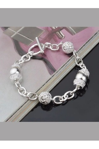 925 Ayar Gümüş Geometrik Bileklik